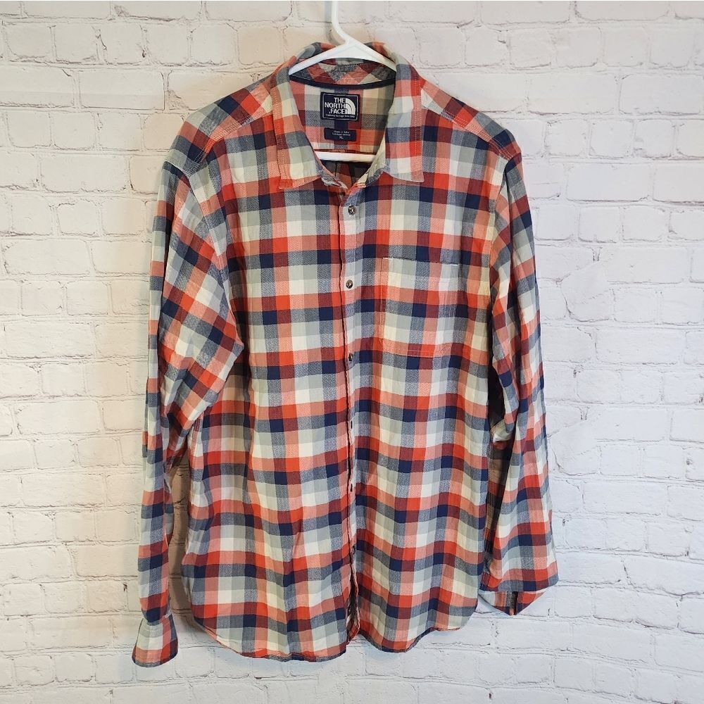 Men's NorthFace longsleeve button-down shirt, size XL